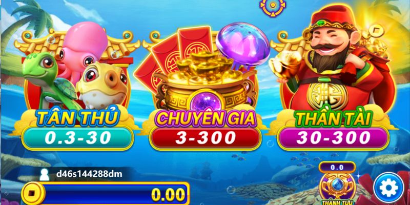 Giới thiệu 3 sảnh game bắn cá cược hot